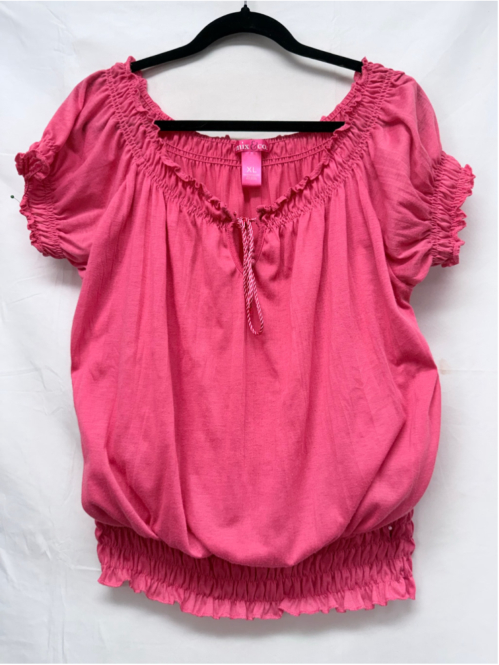 Women's Mix & Co. Pink Blouse Size XL